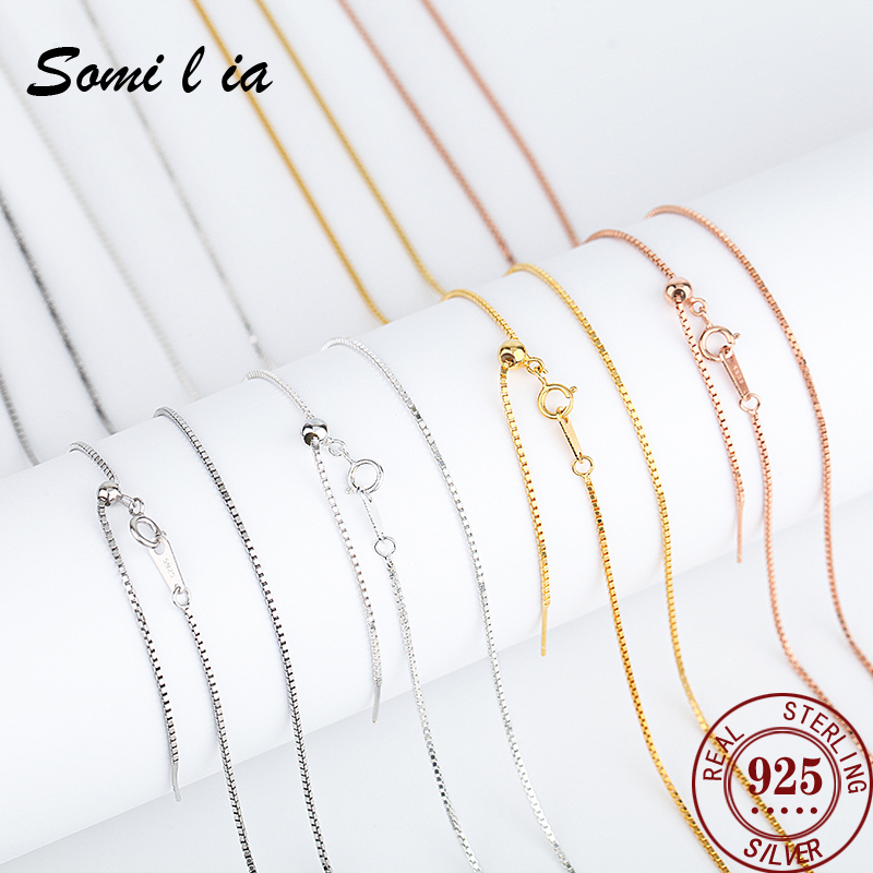 Bar Cart Gold - SOMILIA 2023 패션 목걸이 박스 체인