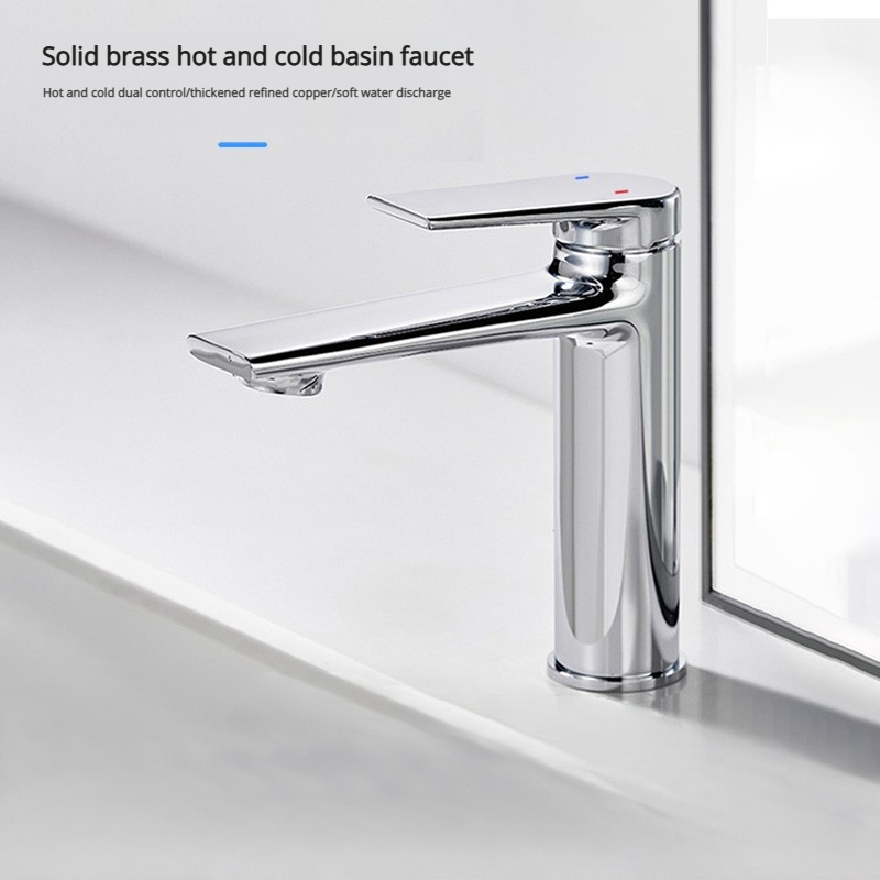 Home Bar Sink - 세면대 온수 및 냉수 수도꼭지 골드