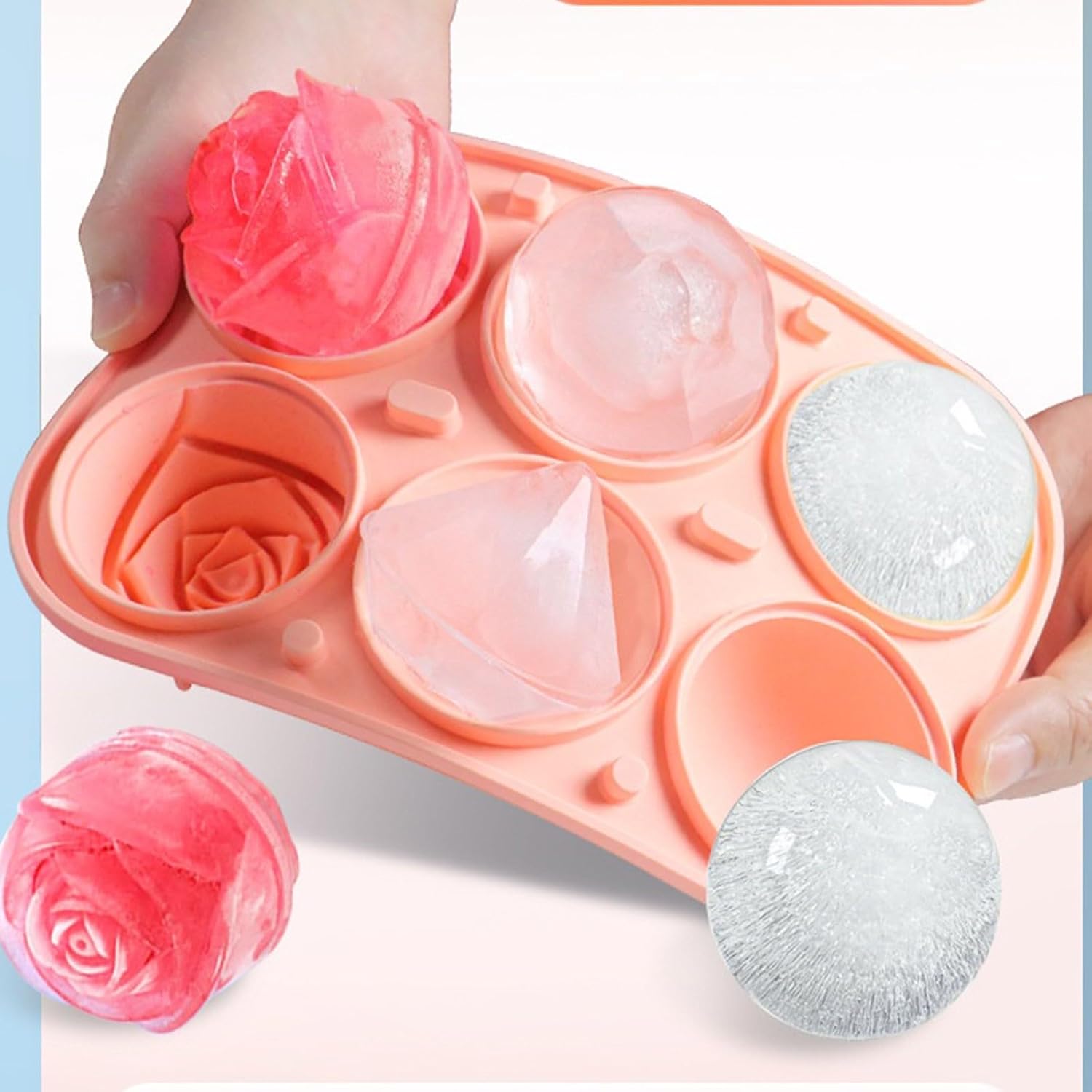 2026 대형 아이스 트레이(뚜껑 포함) 실리콘 장미  - Ice Mold Sphere 리뷰 및 가격