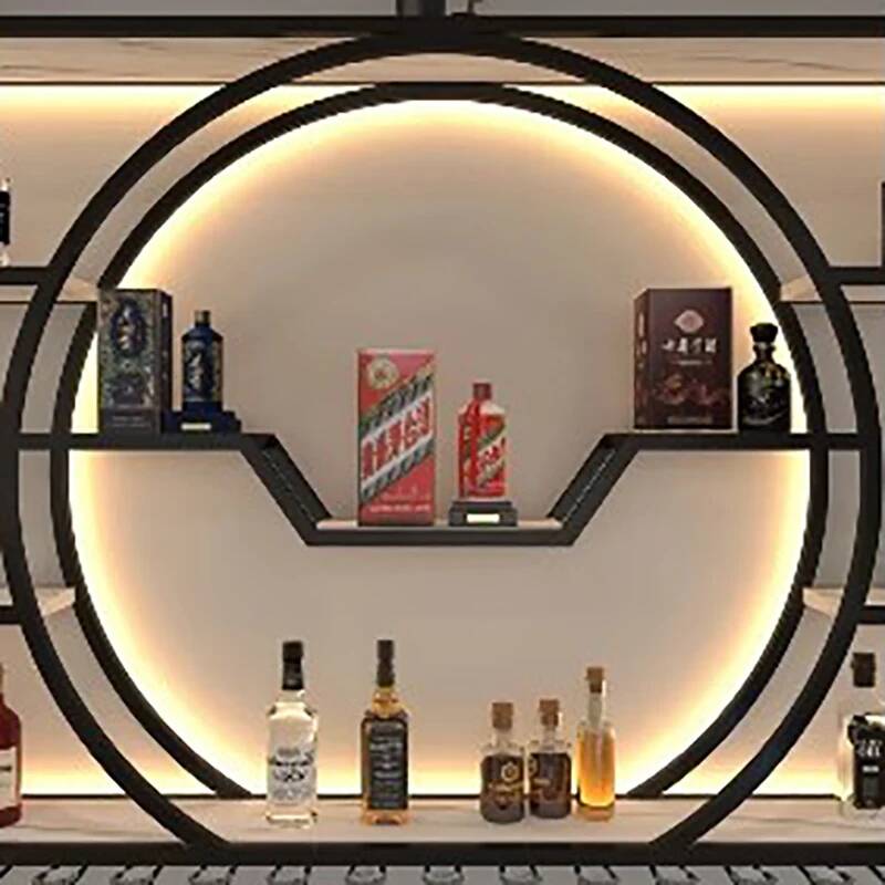 와인 나이트클럽 진열장 선반 공간 절약형 높이형 수납  - Home Bar Shelf 리뷰 및 가격