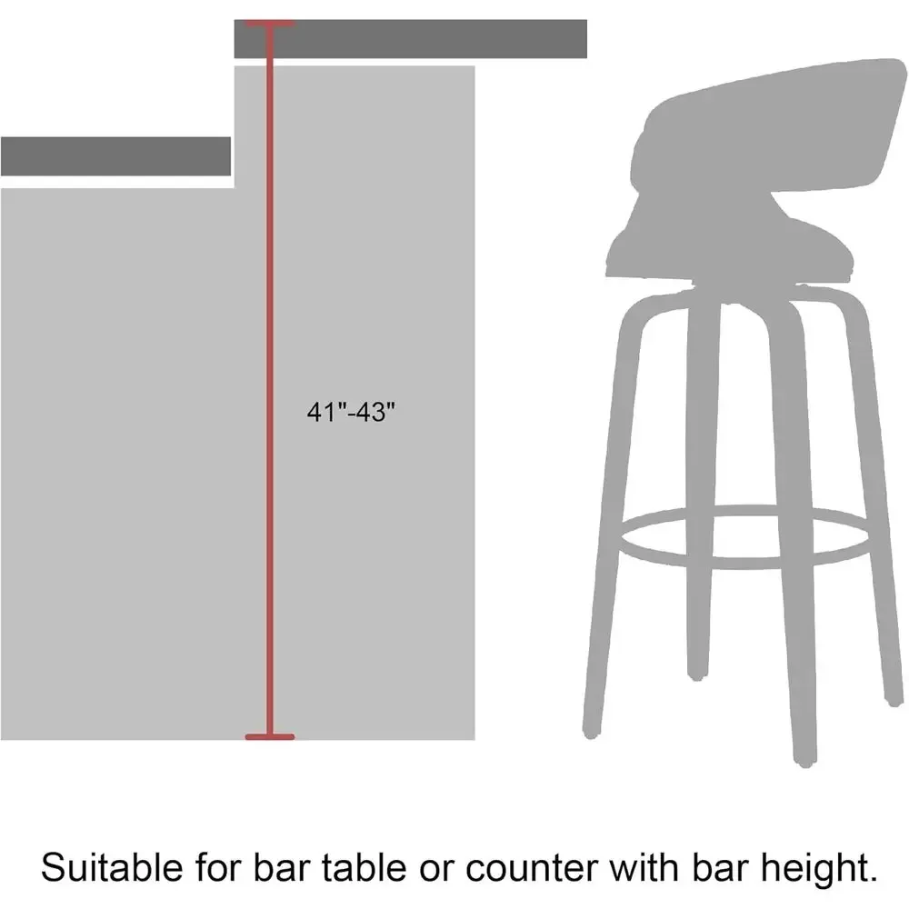 홈 바 가구용 호두나무 소재의 회색 패브릭 회전 바 스 - Home Bar Stools 리뷰 및 가격