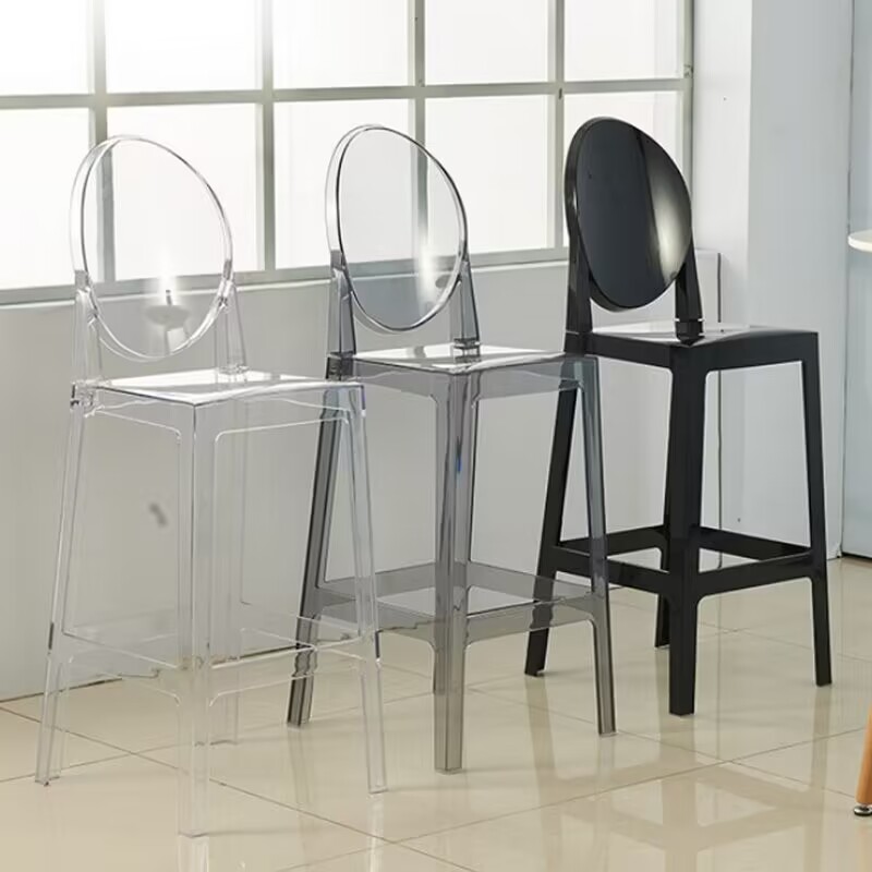 8Pcs 패션 홈 장식 투명 아크릴 플라스틱 유령 의자 - Home Bar Stools 리뷰 및 가격