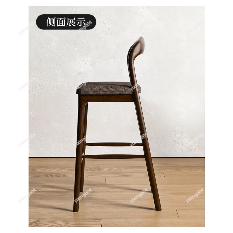 북유럽 스타일 원목 바 스툴, 모던 미니멀리스트 높은  - Home Bar Stools 리뷰 및 가격