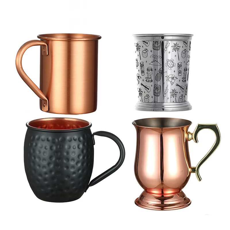 망치로 쳐진 구리 도금 스테인레스 스틸 모스크바 뮬 구 - Mule Copper Mug 리뷰 및 가격