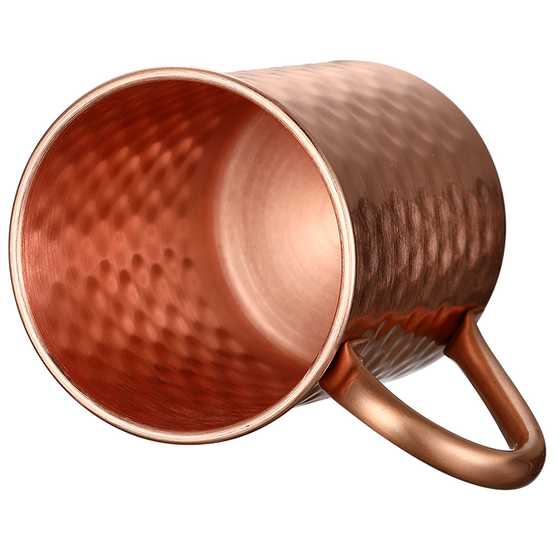 망치로 쳐진 구리 도금 스테인레스 스틸 모스크바 뮬 구 - Mule Copper Mug 리뷰 및 가격