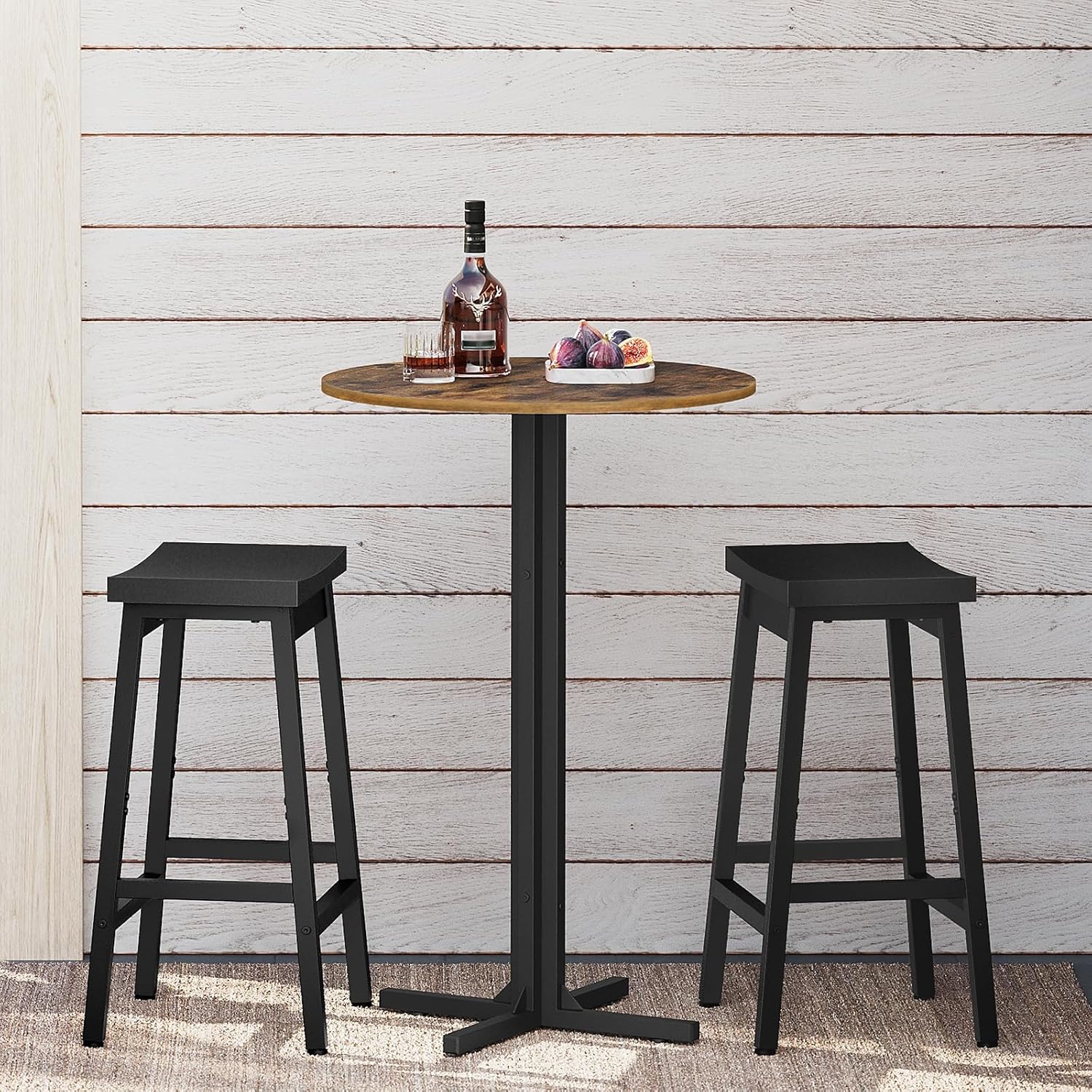 원형 바 테이블 세트 2개, 카운터 높이 펍 테이블,  - Home Bar And Counter 리뷰 및 가격