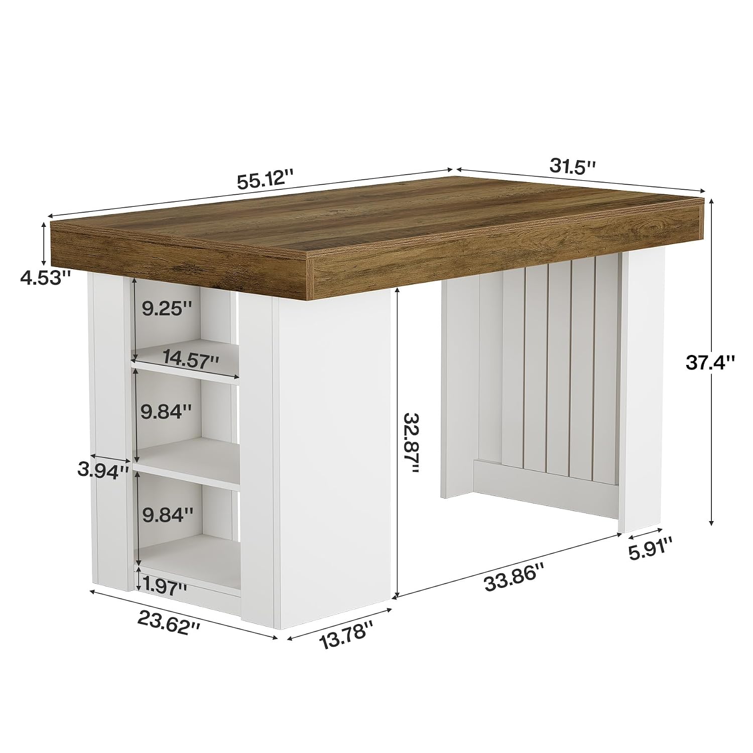 수납공간이 있는 주방 아일랜드, 55인치 고정형 아일랜 - Home Bar And Counter 리뷰 및 가격