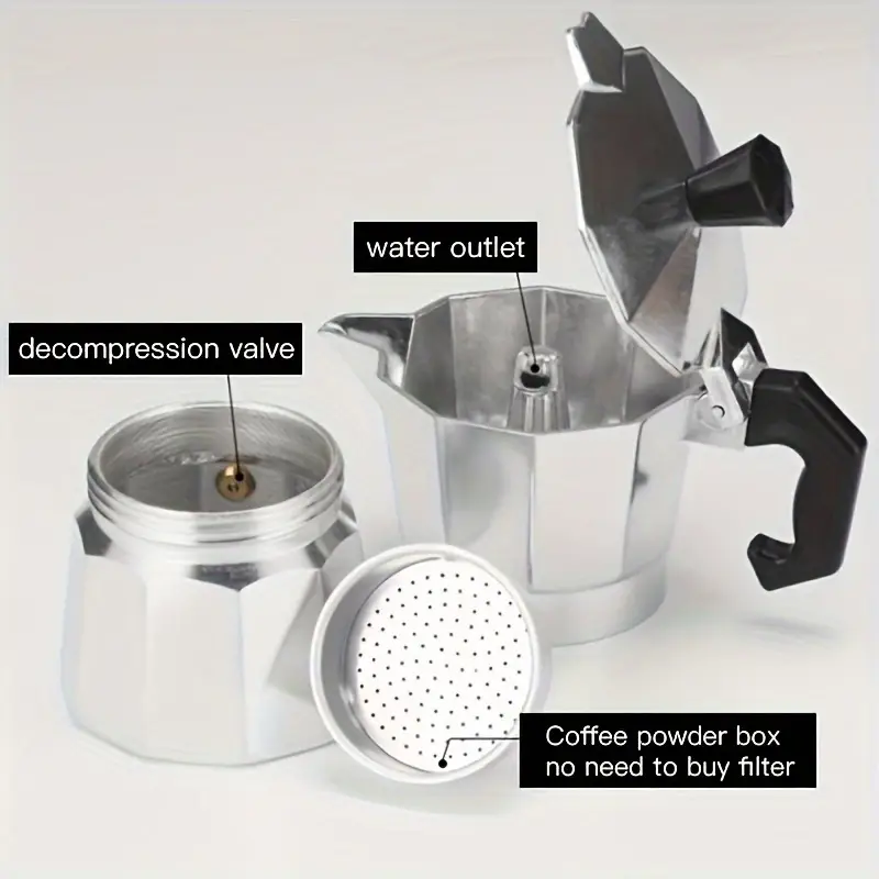 클래식 알루미늄 모카포트 50-300ML 가정용 스토브 - Home Barista 리뷰 및 가격