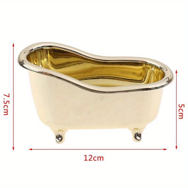 1개 미니 욕조 비누 보석 보관함 메이크업 정리함 데스 - Bar Cart Gold 리뷰 및 가격