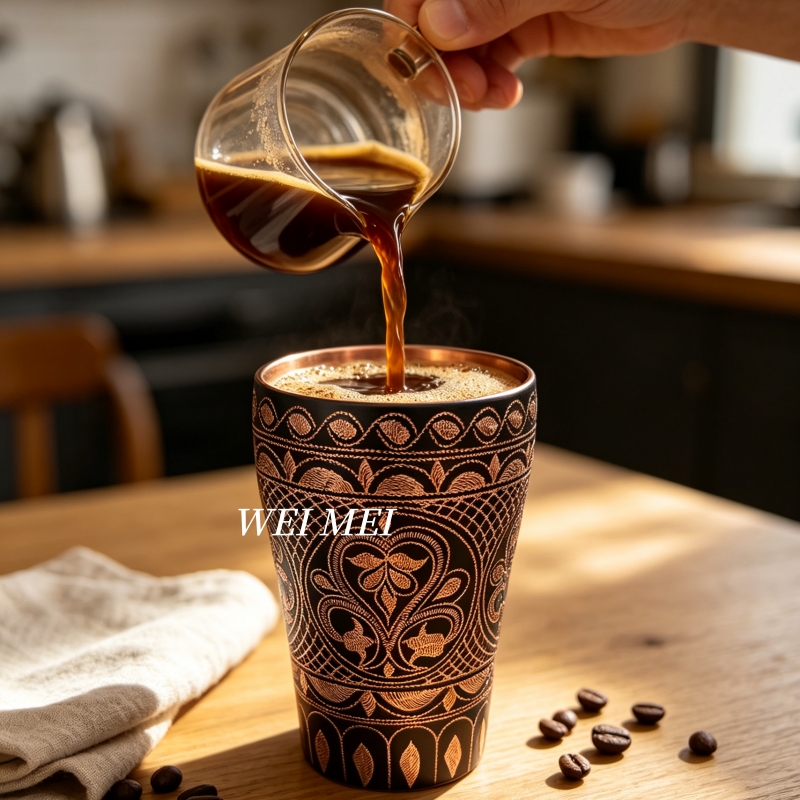 수제 구리 아침식사 커피잔, 무작위 패턴 독특한 친구  - Mule Copper Mug 리뷰 및 가격
