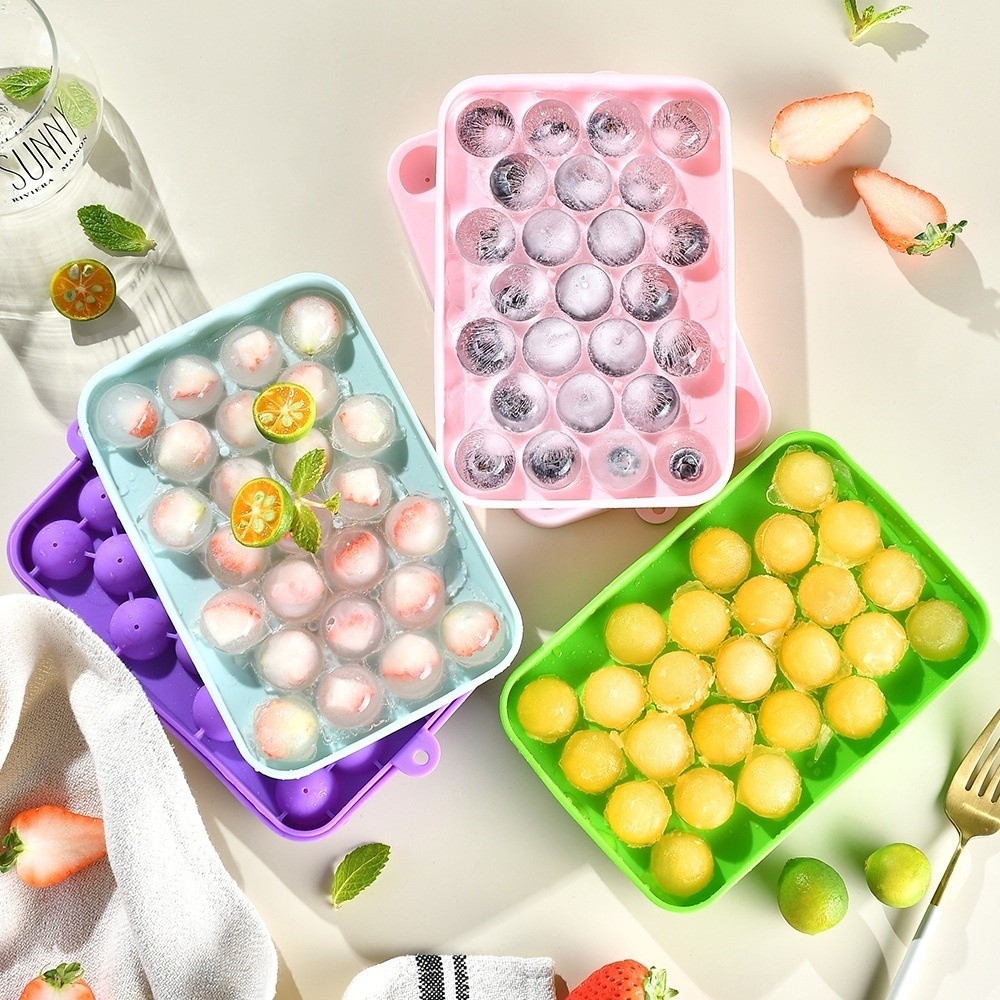 창의적인 실리콘 포도볼 몰드 25칸 원형 수제 비누 몰 - Ice Mold Sphere 리뷰 및 가격