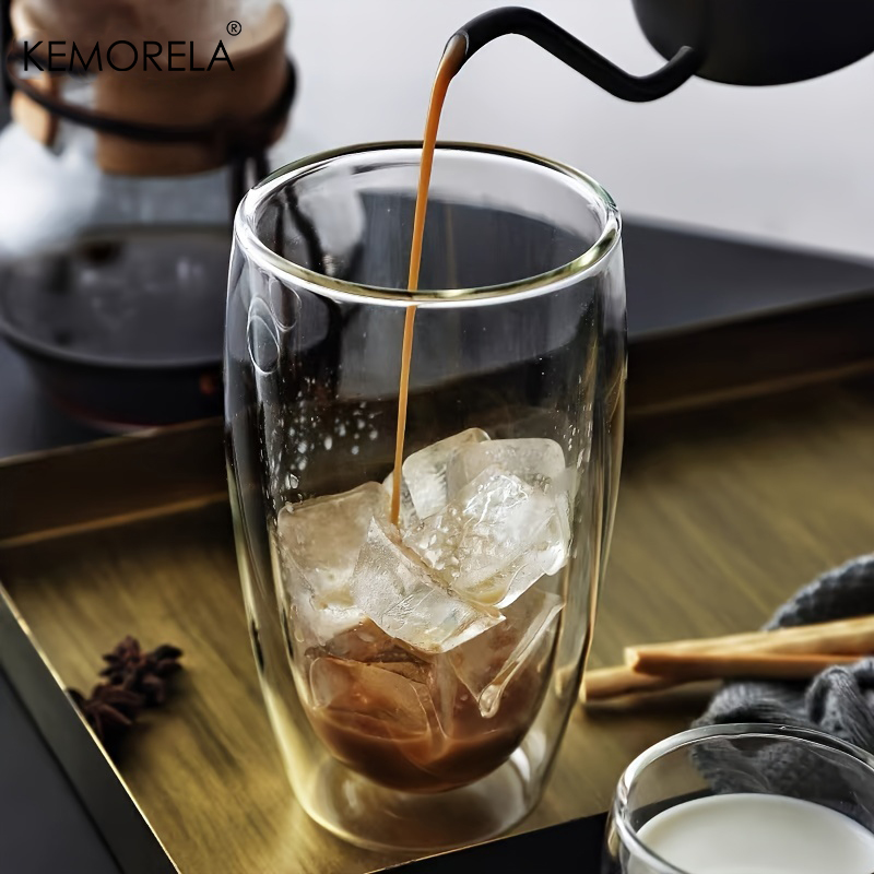내열성 이중 벽 유리 컵, 우유 위스키 차, 투명 맥주 - Highball Glass Set 리뷰 및 가격