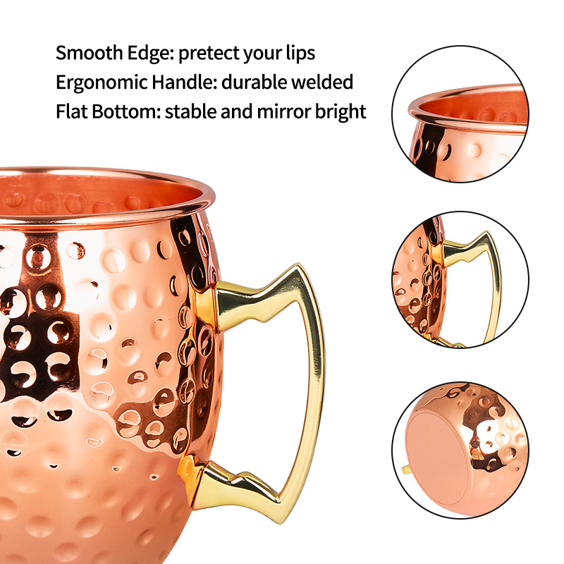 모스크바 뮬 스테인리스 스틸 머그컵 금속 내구성 맥주컵 - Mule Copper Mug 리뷰 및 가격